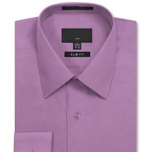 Men's Slim Fit Dress Shirt Lilac